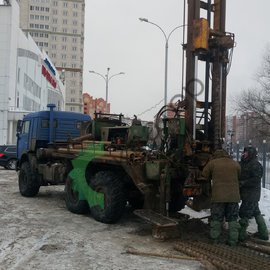 ООО Экватор - инженерные изыскания - Бурение инженерно-геологической скважины